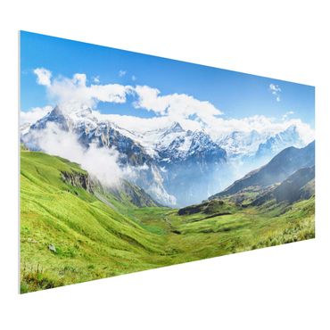 Print on forex - Swiss Alpine Panorama - Landscape format 2:1