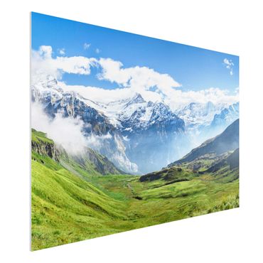 Print on forex - Swiss Alpine Panorama - Landscape format 3:2