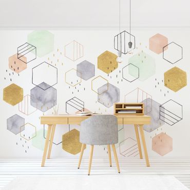 Wallpaper - Hexagonal Scattering I