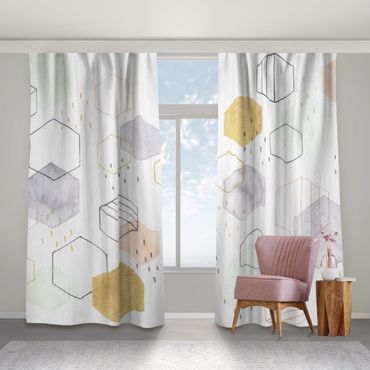 Curtain - Hexagonal Scattering I
