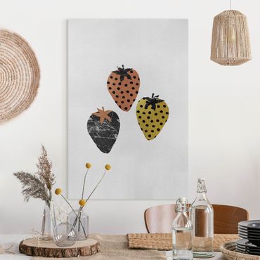 Canvas print - Scandinavian Strawberries
