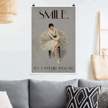 Poster art print - Smile, you can't kill them all - 2:3