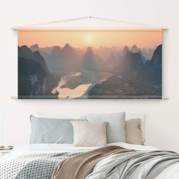 Tapestry - Sunrise In Mountainous Landscape