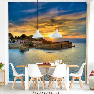 Wallpaper - Sunset Over Corfu