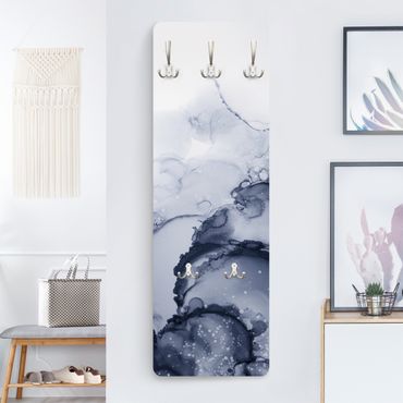 Coat rack modern - Play Of Colours Blue Ink