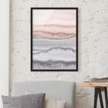 Framed poster - Play Of Colours Sound Of The Ocean In Fog