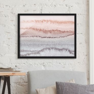 Framed poster - Play Of Colours Sound Of The Ocean In Fog