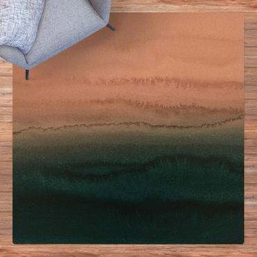 Cork mat - Play Of Colours Sound Of The Ocean - Square 1:1