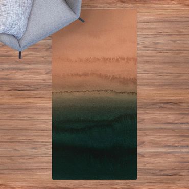 Cork mat - Play Of Colours Sound Of The Ocean - Portrait format 1:2