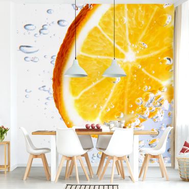 Wallpaper - Splash Orange