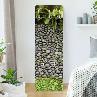 Coat rack - Stone Wall With Plants