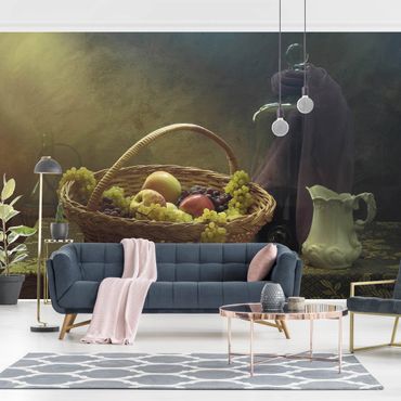 Wallpaper - Still Life With Fruit Basket