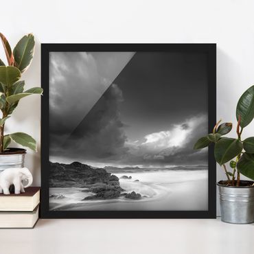 Framed poster - Storm Over The Coast