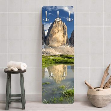 Coat rack - South Tyrolean Zinnen And Water Reflection