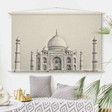 Tapestry - Taj Mahal In Grey