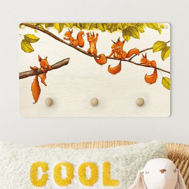 Coat rack for children - Cheers For Brave Squirrel