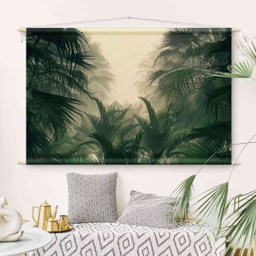 Tapestry - Tropical Plants In Fog