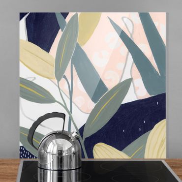 Splashback - Tropical Flowers In The Attic - Square 1:1