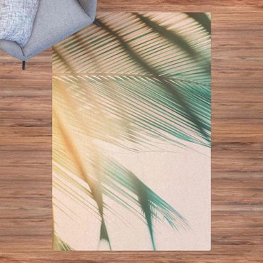 Cork mat - Tropical Plants Palm Trees At Sunset ll - Portrait format 2:3