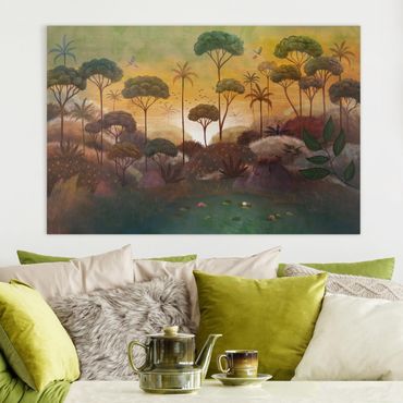 Print on canvas - Tropical Sunrise - Landscape format 3x2