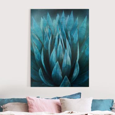 Canvas print - Turquoise Succulents