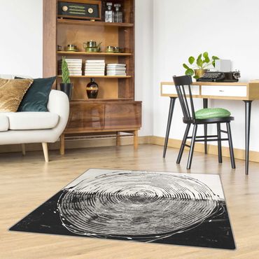 Rug - Fusion Black And White