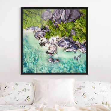 Framed poster - Hidden Beach