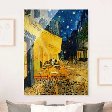 Glass print - Vincent van Gogh - Café Terrace at Night