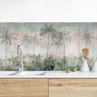 Kitchen wall cladding - Vintage Jungle