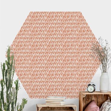 Self-adhesive hexagonal pattern wallpaper - Vintage Pattern Art Deco Rhombuses
