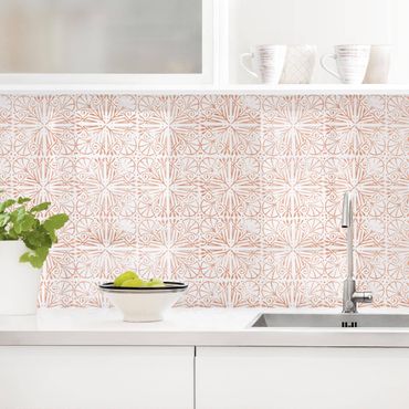 Kitchen wall cladding - Vintage Pattern Filigree Art Deco