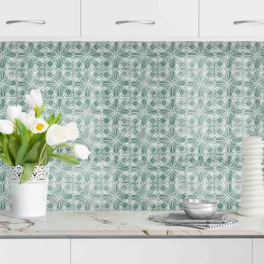 Kitchen wall cladding - Vintage Pattern Geometric Tiles II