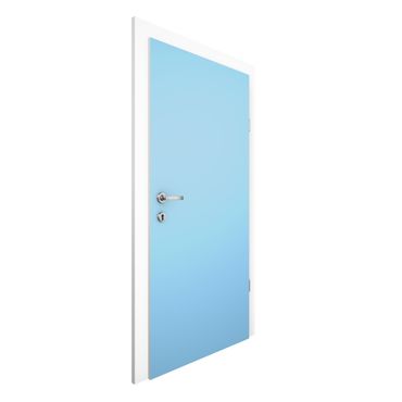 Door wallpaper - Colour Light Blue