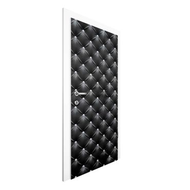 Door wallpaper - Diamond Black Luxury