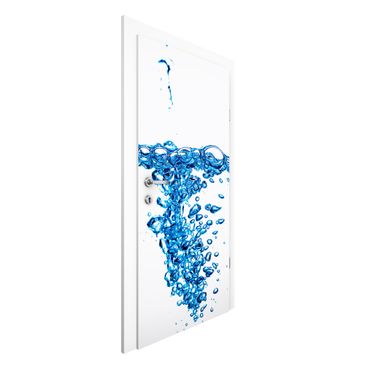 Door wallpaper - Fresh Blue Water