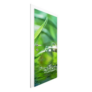 Door wallpaper - Green Ambiance II