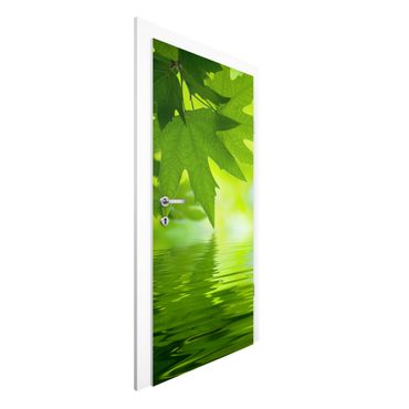 Door wallpaper - Green Ambiance III