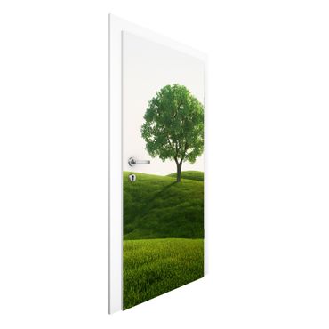Door wallpaper - Green Tranquility
