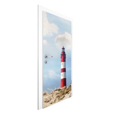 Door wallpaper - Lighthouse Between Dunes