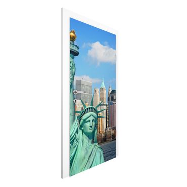Door wallpaper - New York Skyline