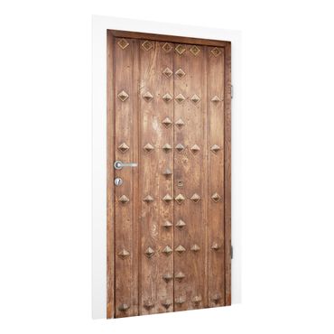 Door wallpaper - Rustic Spanish Wooden Door