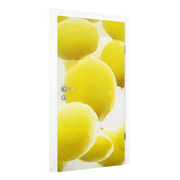 Door wallpaper - Lemons In Water