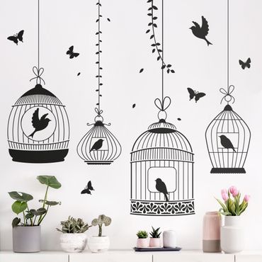 Wall sticker - Birdcages