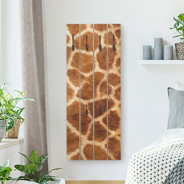 Wooden coat rack - Giraffe Fur