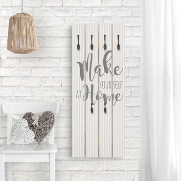 Wooden coat rack - Make yourself at Home