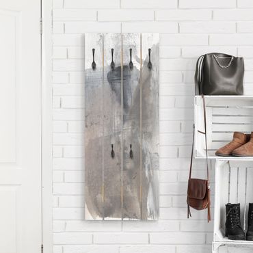 Wooden coat rack - Shades In Sepia II