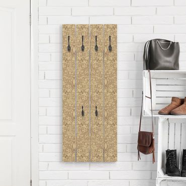 Wooden coat rack - Spiritual Pattern Beige