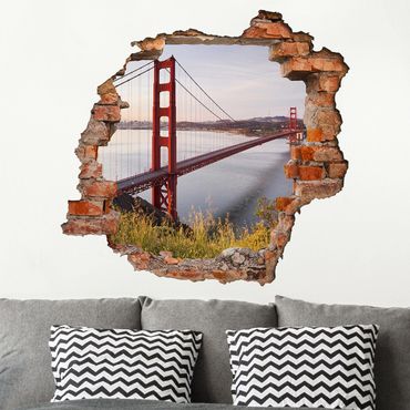 Wall sticker - Golden Gate Bridge In San Francisco