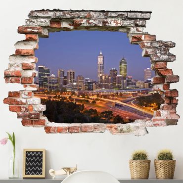 Wall sticker - Perth Skyline