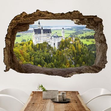 Wall sticker - Neuschwanstein Castle Panorama